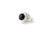 Nest Ring Onyx Cabachon (Black)