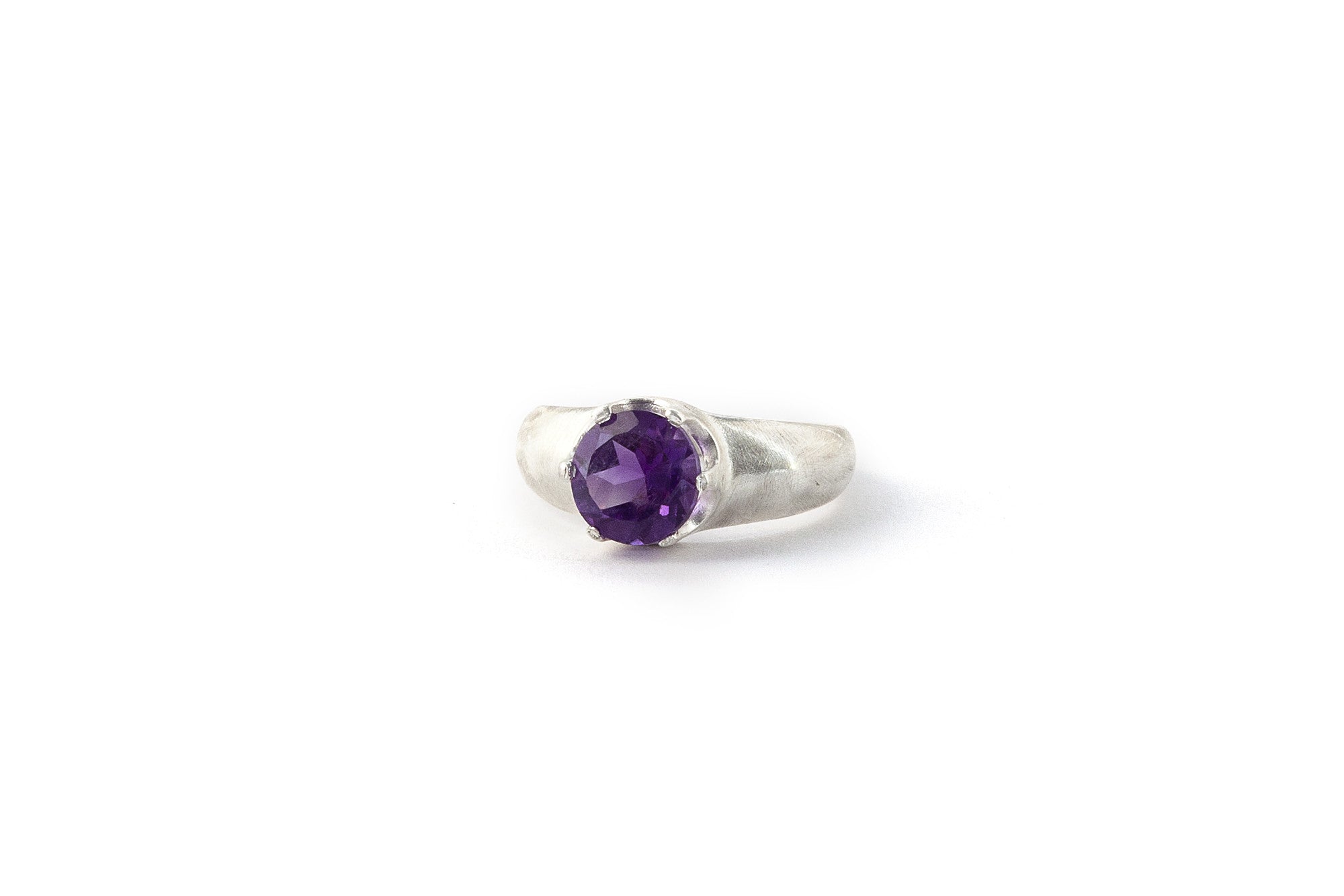 Medium Crown Ring - Amethyst (Purple)