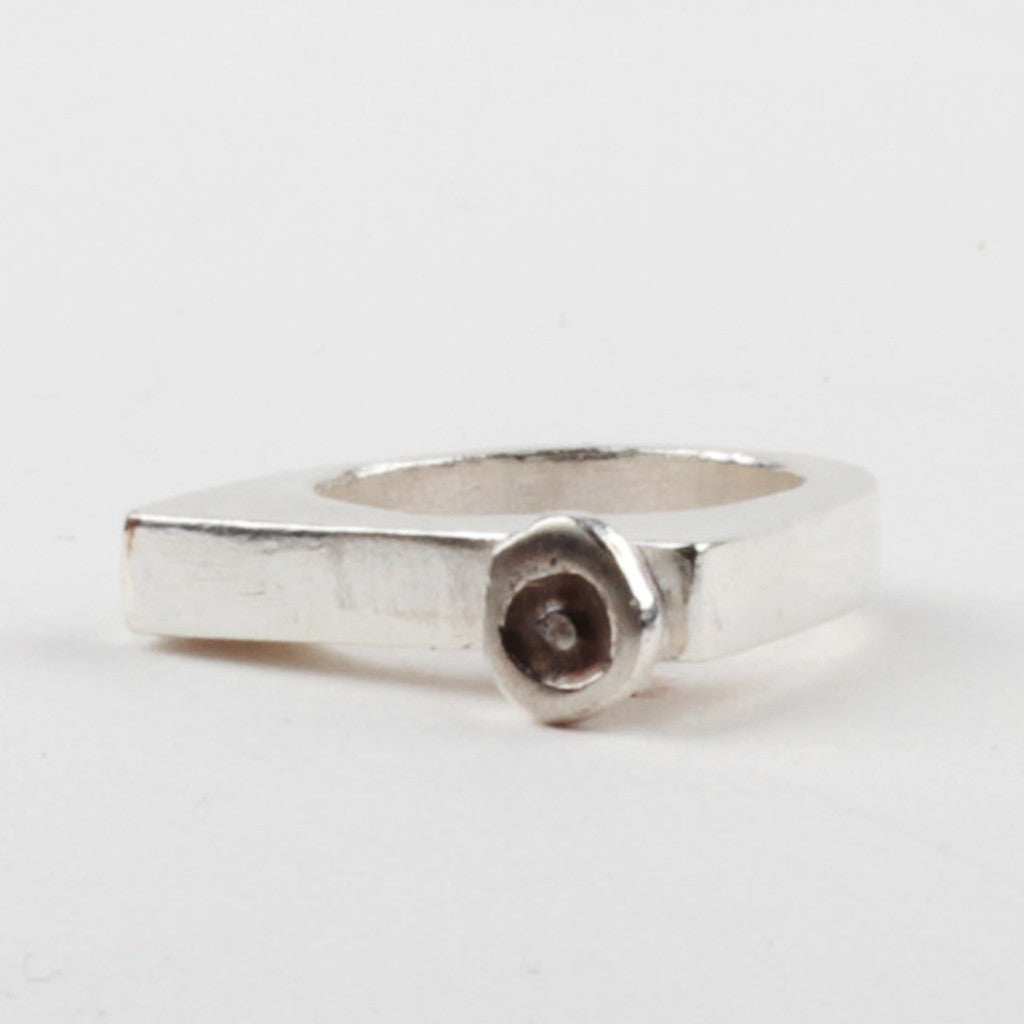O Stacker Ring - Silver